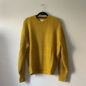 H&M Mustard Yellow Knit Sweater